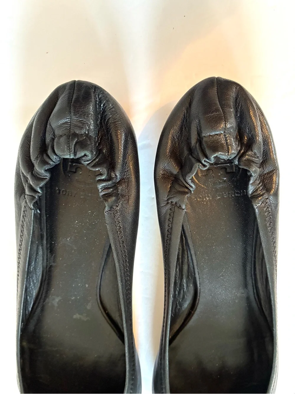 Tory Burch Black + Silver Reva Ballet Flat